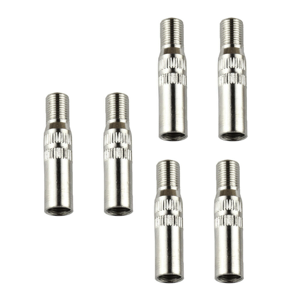 6 Pcs 39mm Car  Motorcycle Tire Valve Extension Caps IPS: 60 PSI Max