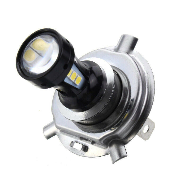 H4 Motorcycle 3030 LED Hi-Lo Beam Headlight Head Light Lamp Bulb 6500K 12-24v J3
