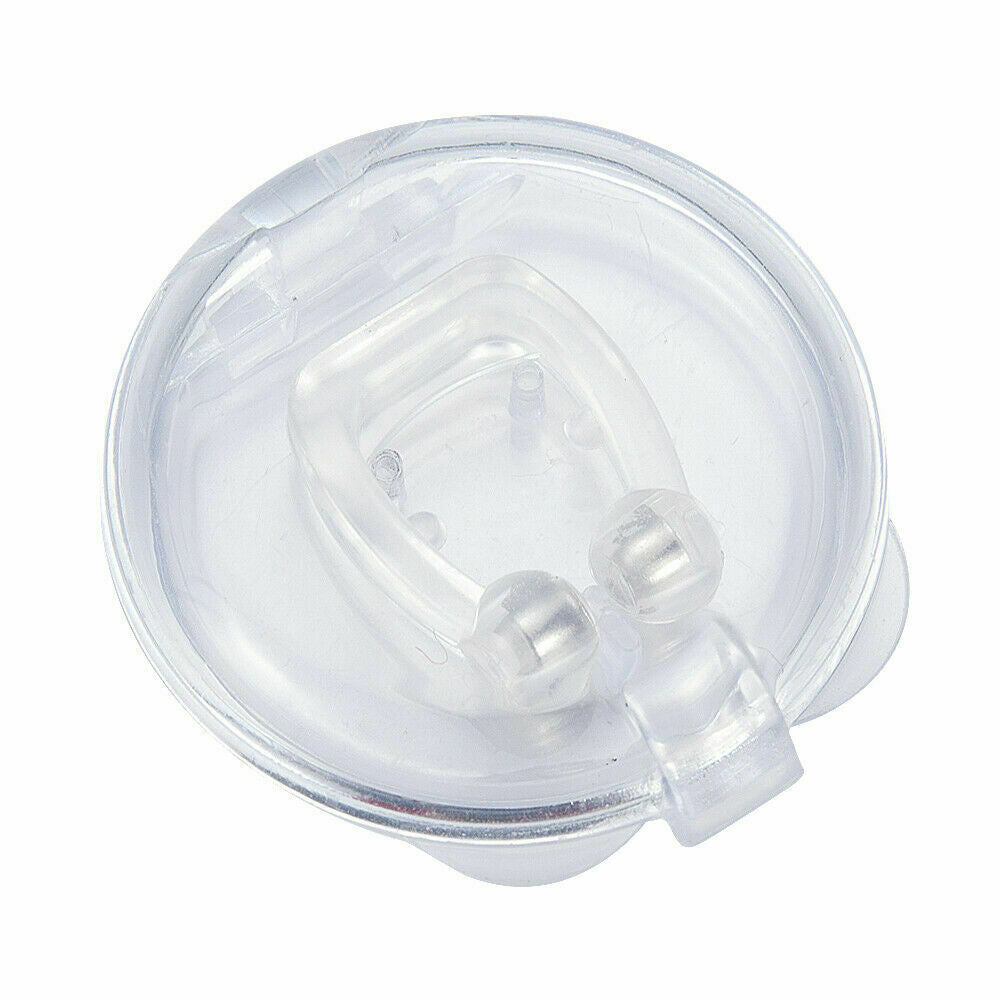 2 Anti Snore Magnetic Silicone Nose Clip Stop Snoring Apnea Aid Device Stopper.
