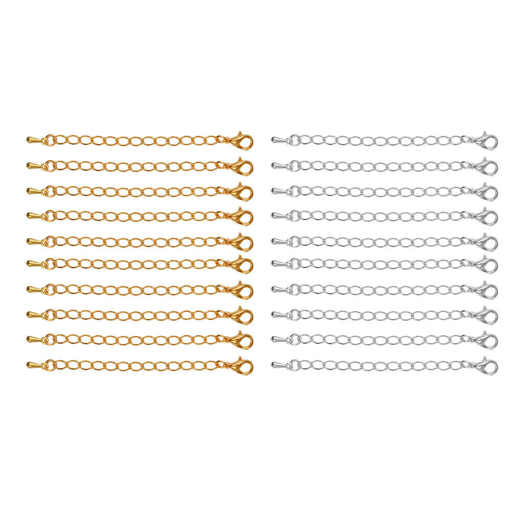 Necklace Bracelet Extender Chain Drops With Lobster Clasps DIY Findings