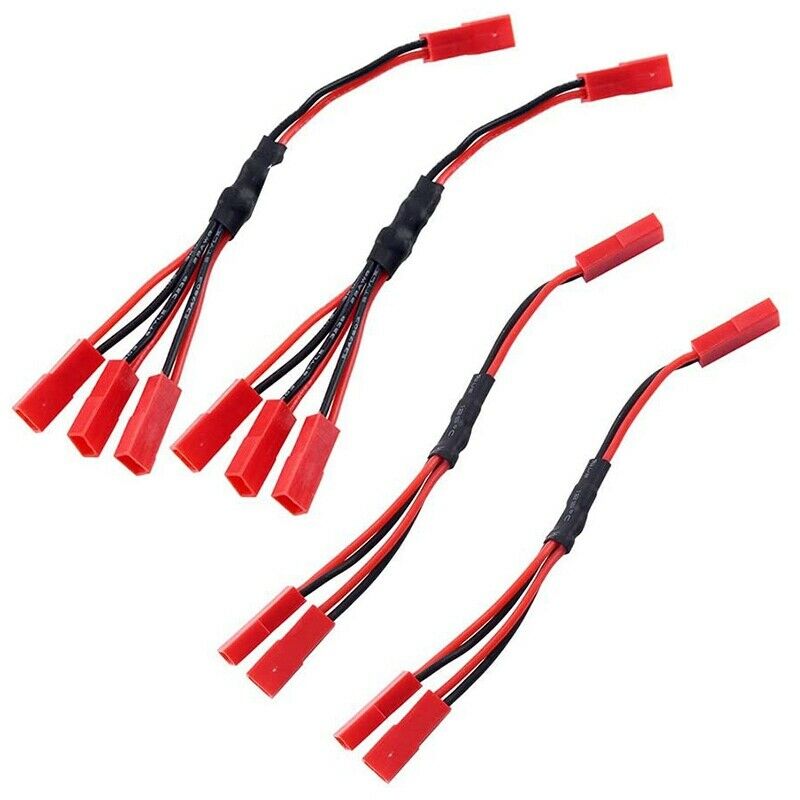 2X(JST Plug Splitter,JST Male Female Y Cable,JST Parallel Splitter Harness M3D1)