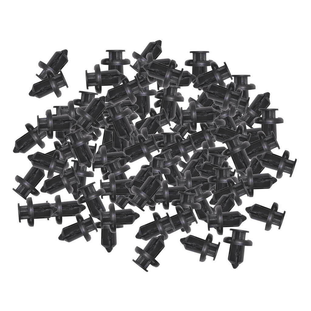 100 Sets Universal Car Nylon Push-type Pin Rivet Trim Clip Fastener Body Kit