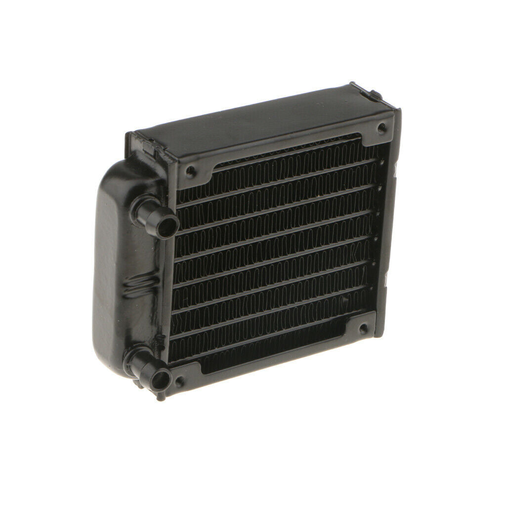8 Pipe  Exchanger Radiator Water Cool System 80mm Aluminum