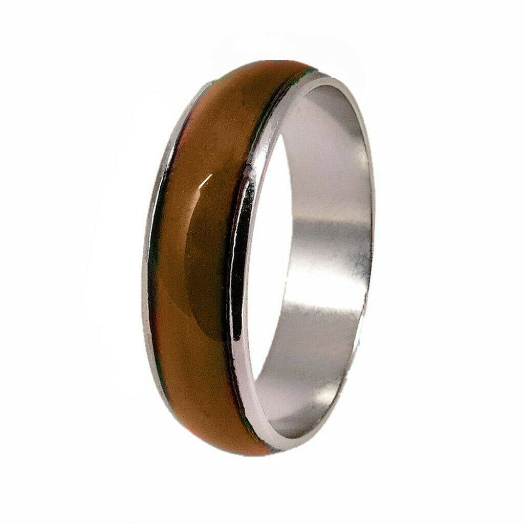 5 x Unisex Mood Rings Changeable Ring Alloy US Size 6-10