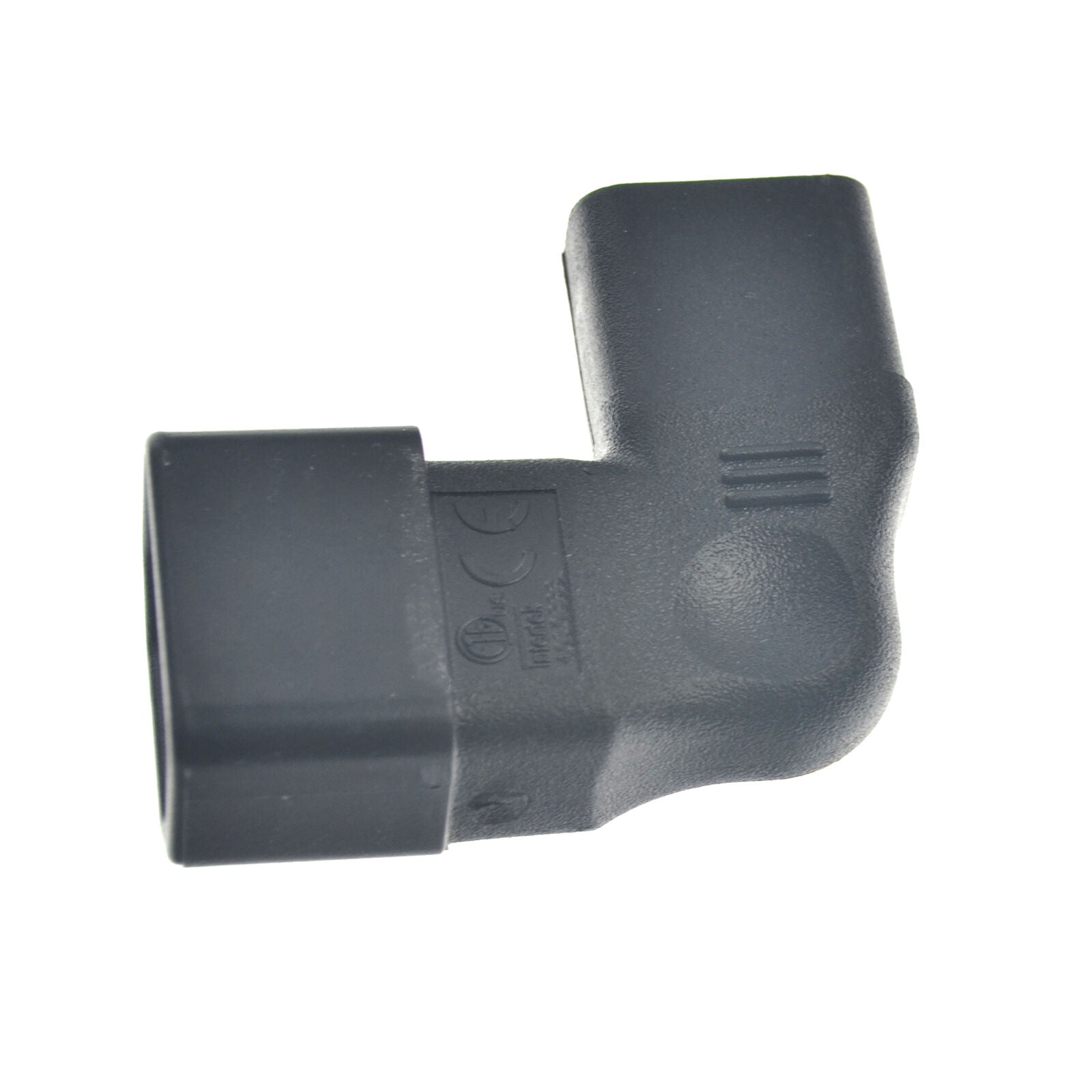 Travel IEC320-C13 Male to C14 Female 90 Degree Right Angle Angled Power Adapter