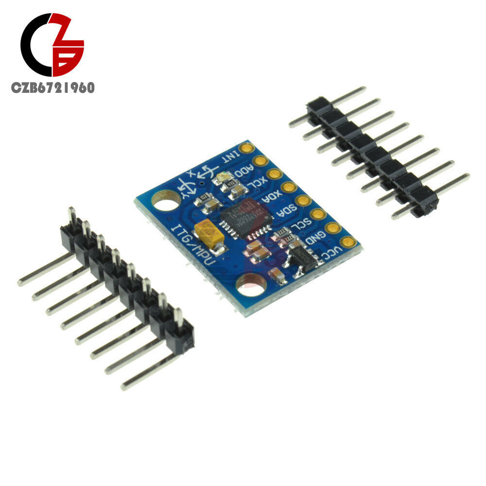 2PCS MPU-6050 GY521 3 Axis Accelerometer Sensor Gyroscope Module for Arduino