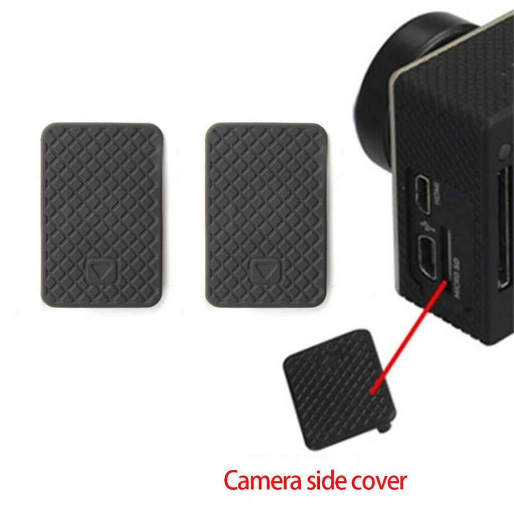 Dustproof USB HDMI Side Cover Door Holder Lid Repair Part for GoPro  4