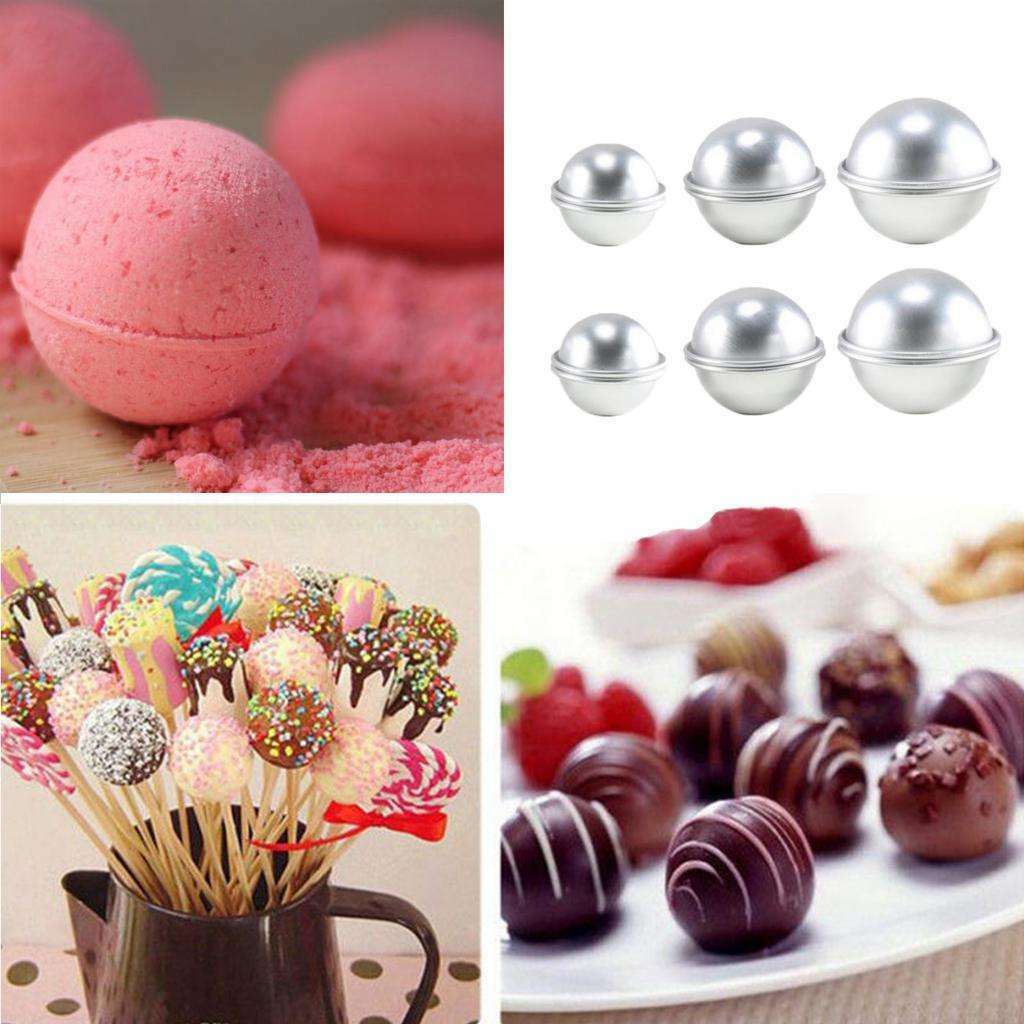 2X 6Pieces DIY Bath Bomb Molds Kid's Bakery Homemade Cupcakes Mold Baking Tools