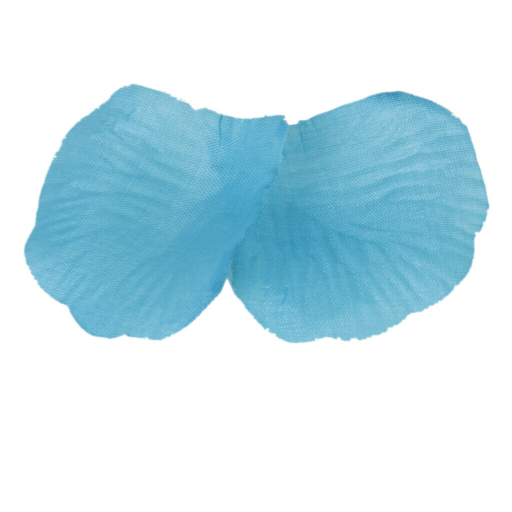 Generic Artificial Silk Rose Petals Wedding Decoration Flowers -Turquoise Pack