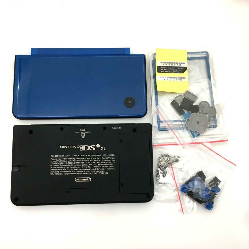 Blue Housing Shell Case cover Repair Part Replacement For Nintendo DSi NDSI XL