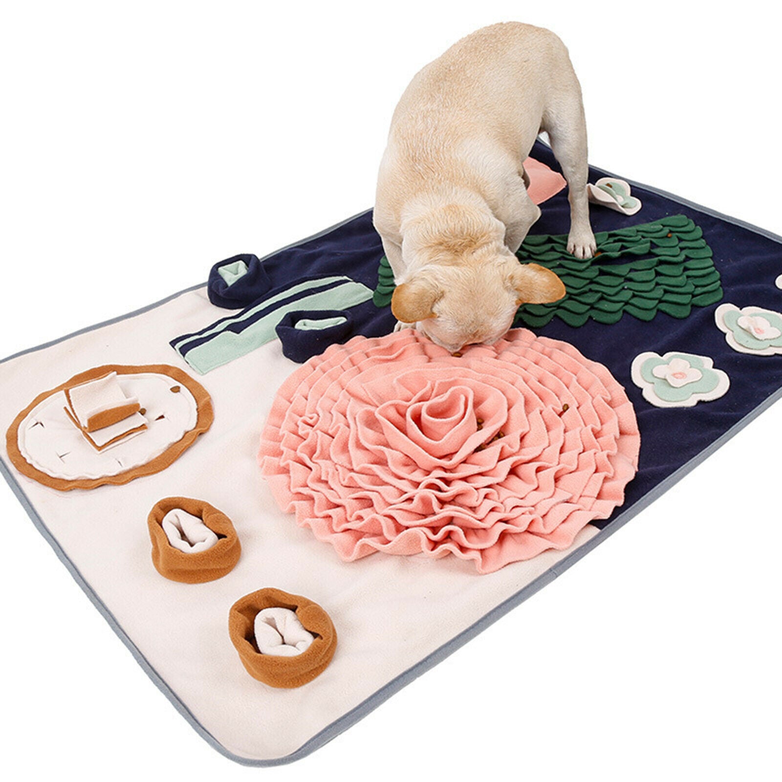 Dog Snuffle Mat Nosework Training Pad Non Slip Play Mat for Stress Release