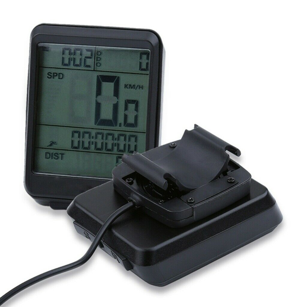 Bike Bicycle Wireless Computer LCD Cycling Odometer Speedometer Waterproof