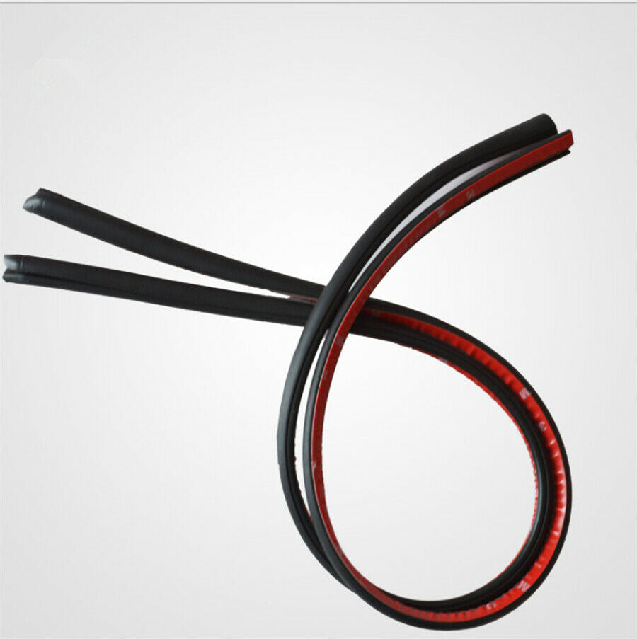 2x 80cm B Type Car B Pillar Rubber Seal Sound Insulation Door Edge Sealing Strip