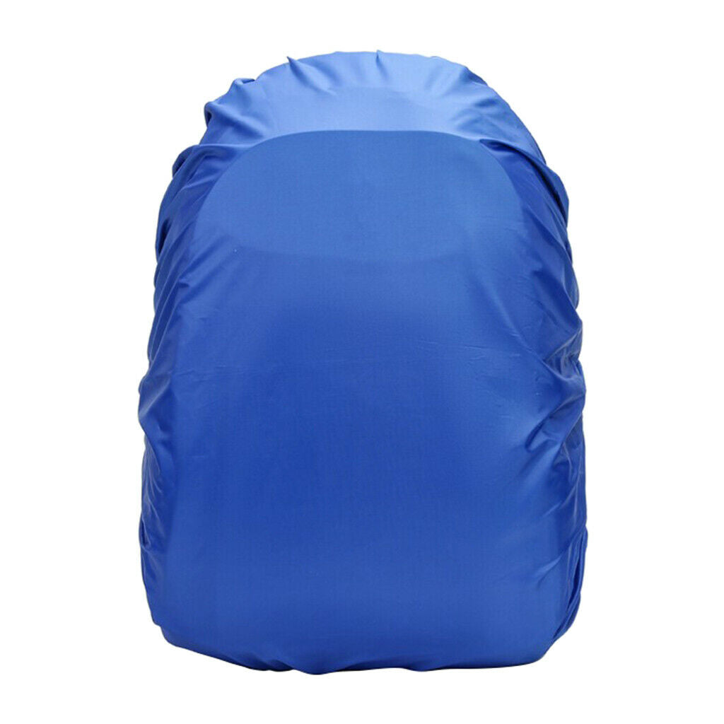 Backpack Rain Cover Camping Hiking Rucksack Protector 35L Blue
