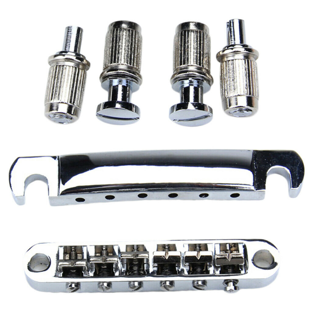 Chrome Plated Bridge Tailpiece Studs For   LP SG Guitar