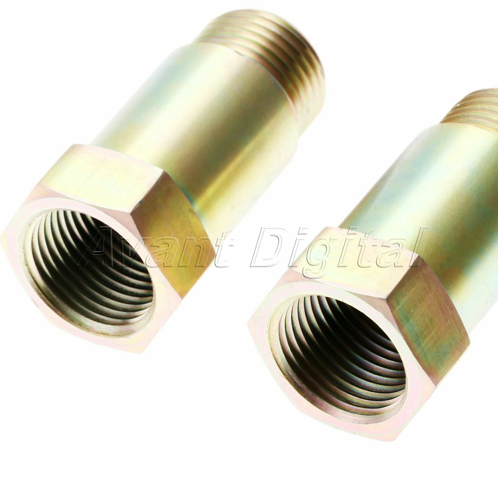 2Pcs O2 Oxygen Sensor Spacer Adapter Isolator CEL Fix Exhaust Extender M18 x 1.5