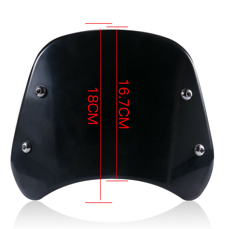 Black ABS Fairing Windscreen Windshield For Benelli Leoncino 250 250B BJ250 BJ