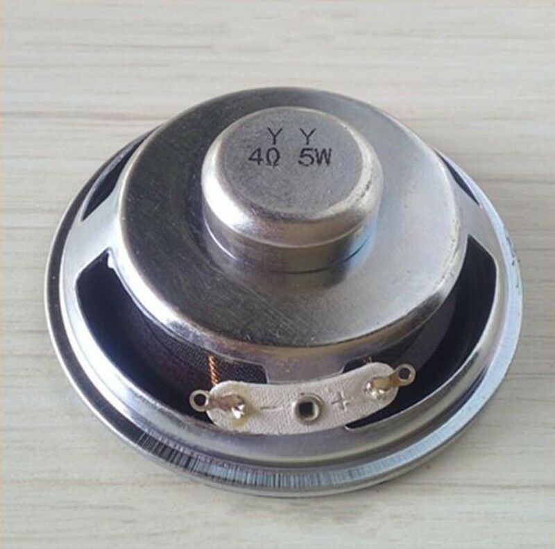 2pcs 2.5"inch 66mm Speaker 4Ω 5W Round loudspeaker Black Pot bottom cap