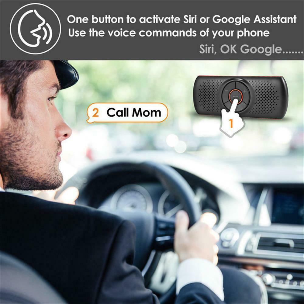 Handsfree Wireless Bluetooth Car Speaker Voice Guidance Receiver for Cell Phone