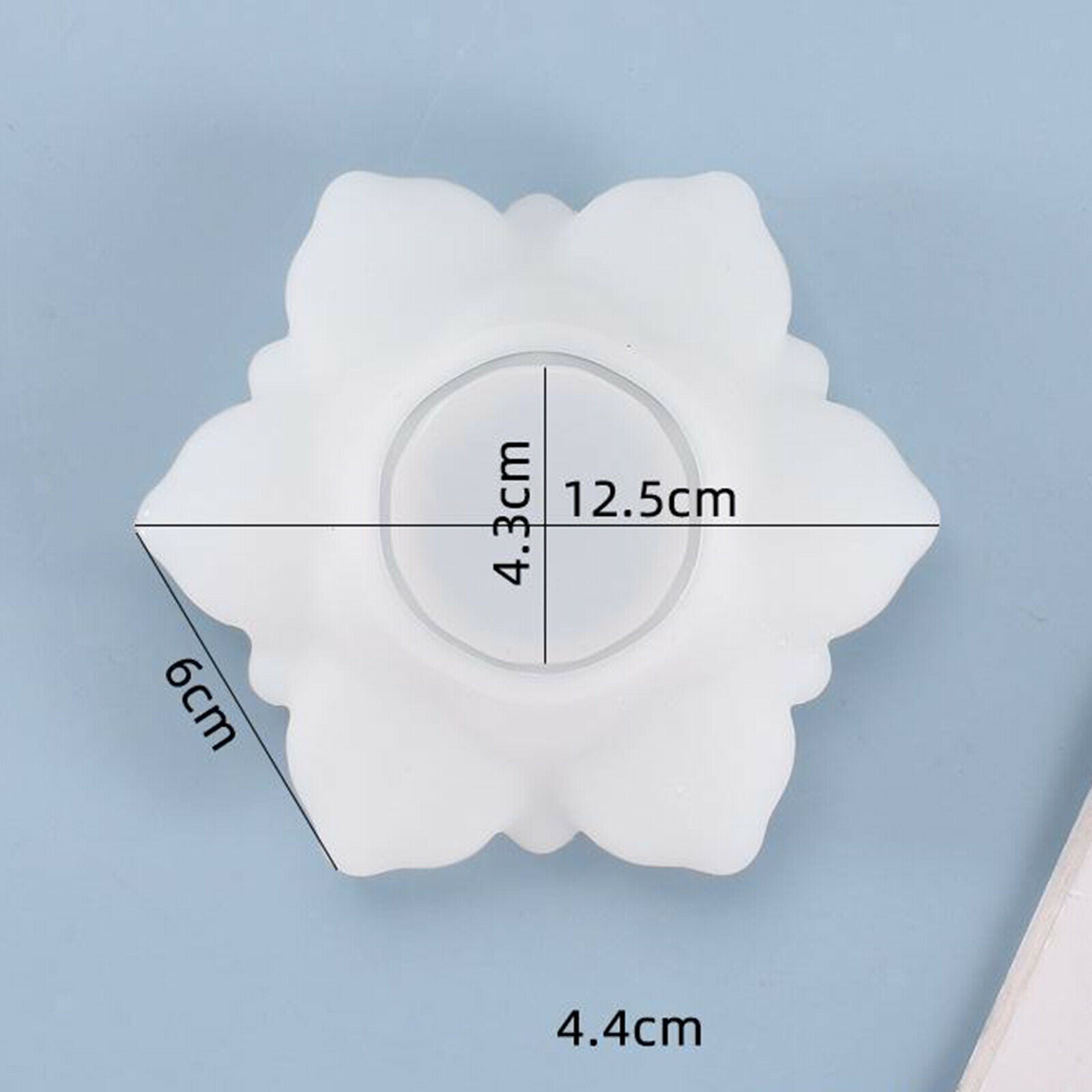 Silicone Lotus Shape Tealight Candle Holder Mold Candlestick Mould DIY