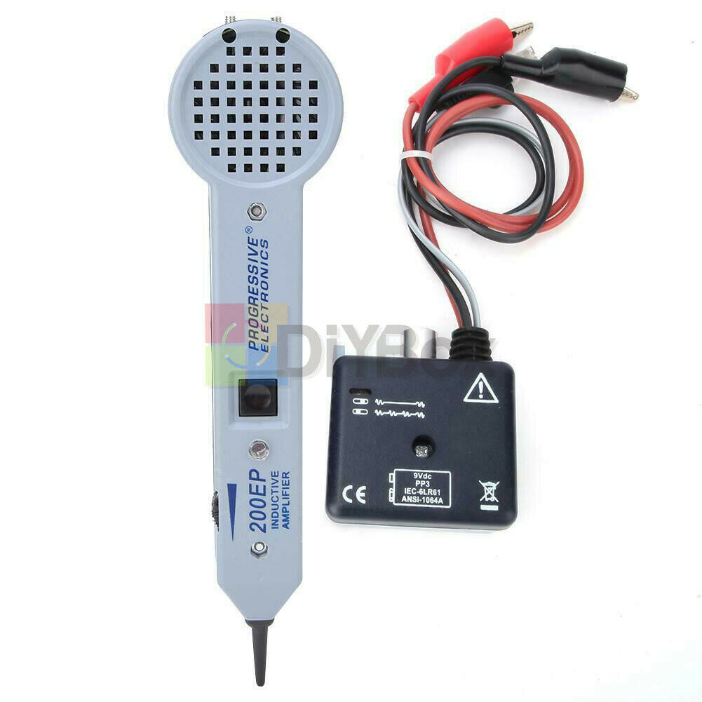 200EP Inductive Amplifier Line Finder Cable Tester Portable Tone Generator Kit