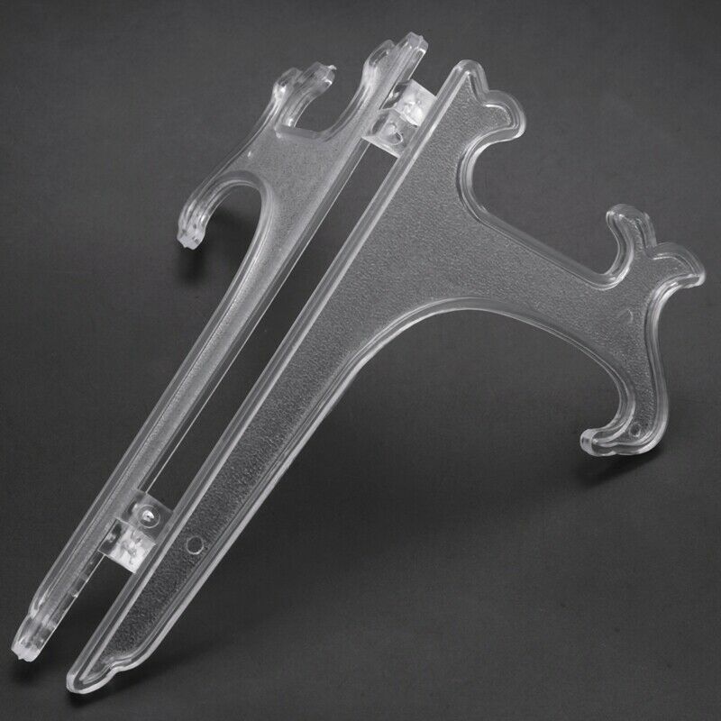 Transparent 7" Display Easel Stand Plate Bowl Picture e Photo Pedestal HolderP1