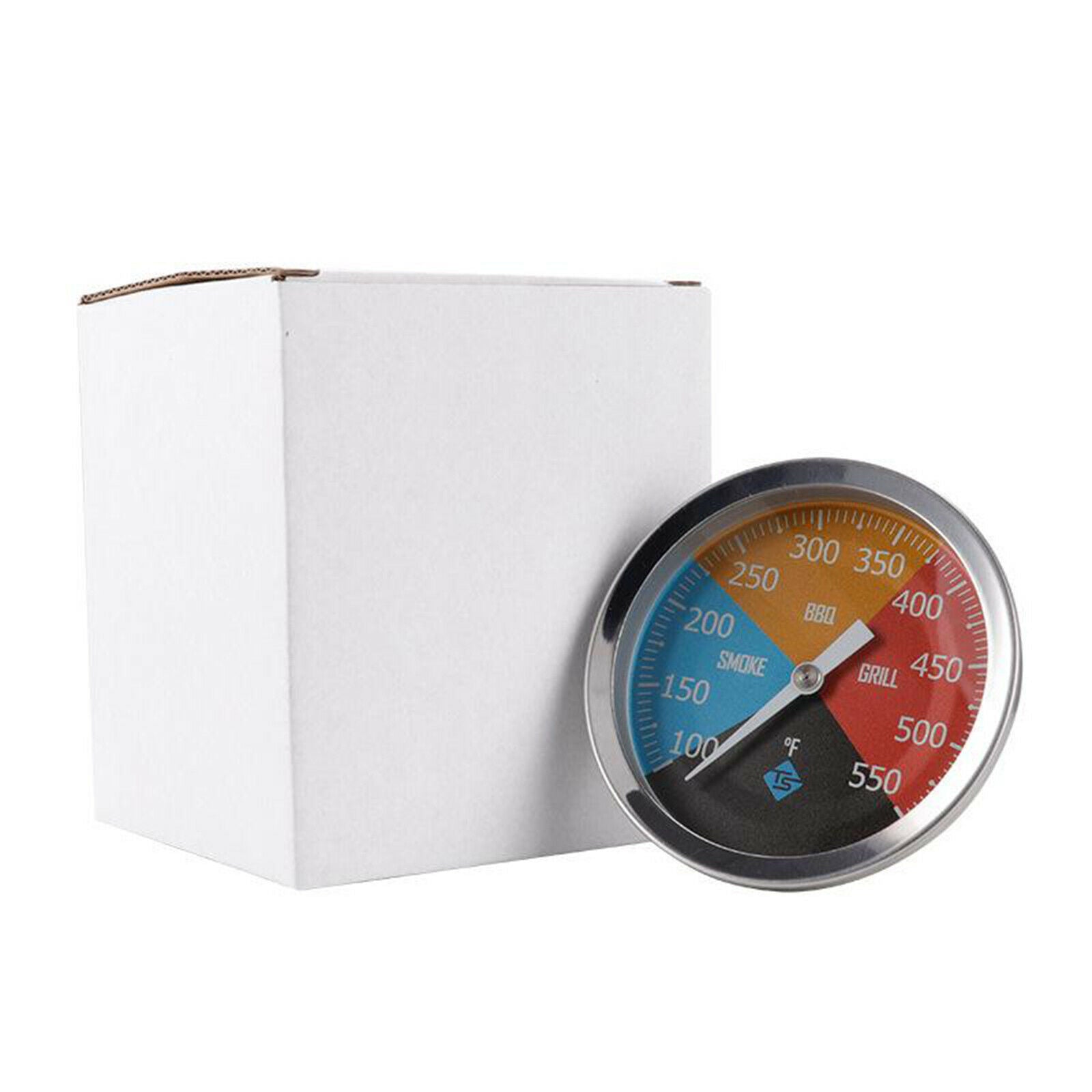 3" Latest BBQ Grill Thermometer Barbecue Oven Pit Temperature Gauge Dial