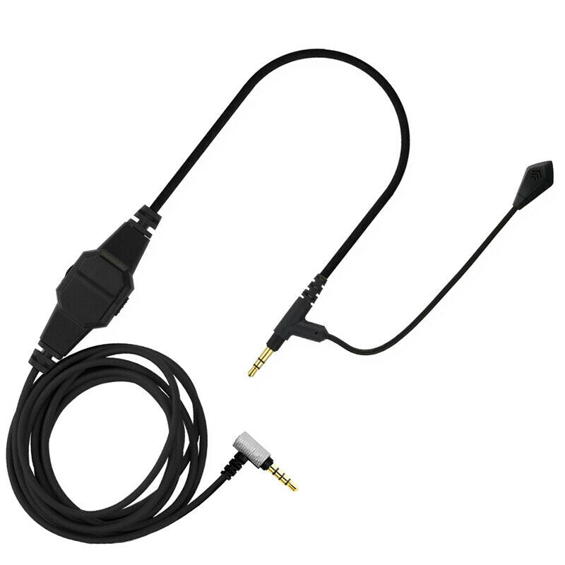 3.5mm Boom Microphone Volume Cable for V-MODA Crossfade M-100 LP LP2 M-80 V U4P3