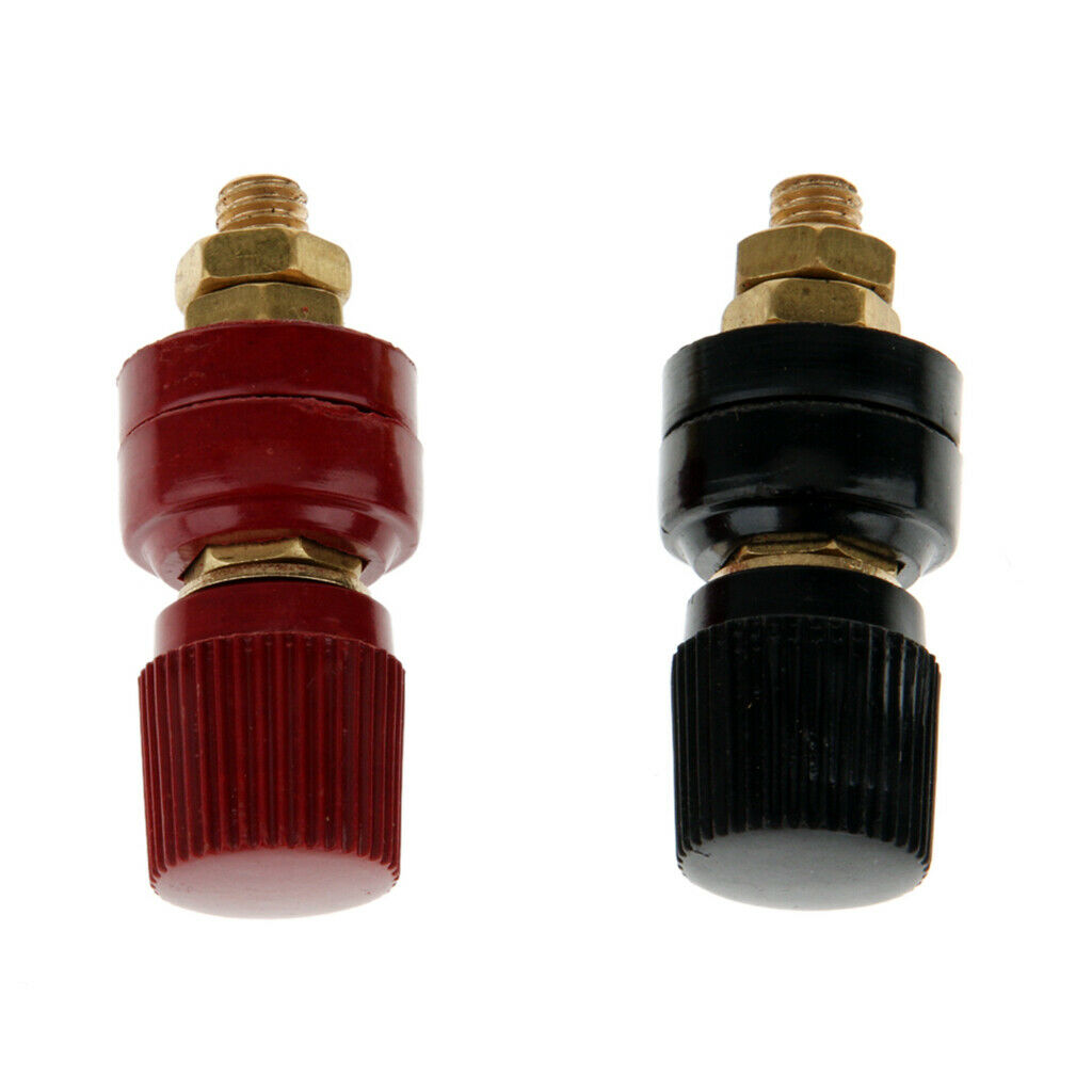 M6 200A Tie Terminal Solid Brass Wire Electrical Insulation