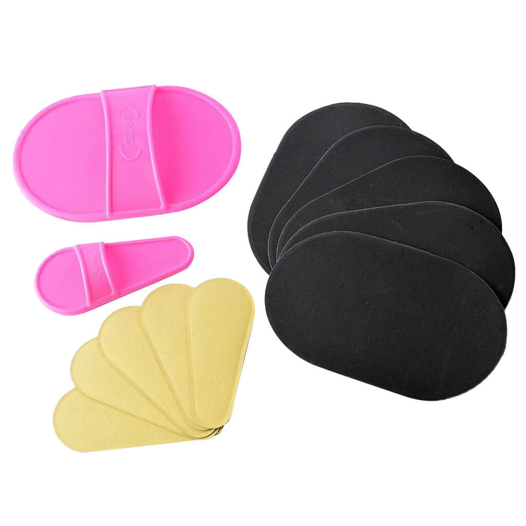 12pcs Hair Removal Pads Arms Lips Painless Exfoliator Set Abrasive Paper /