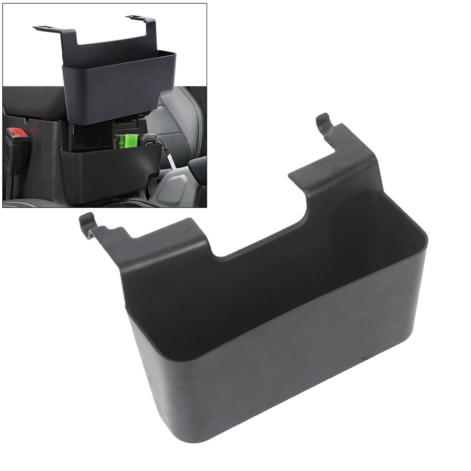Armrest Storage Box Tray for Jeep Wrangler JK Interior Accessories Black