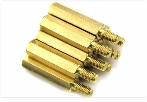 300Pcs M3 Brass Standoff/Spacer And Brass Hex Stand-Off Pillars DIY Set New