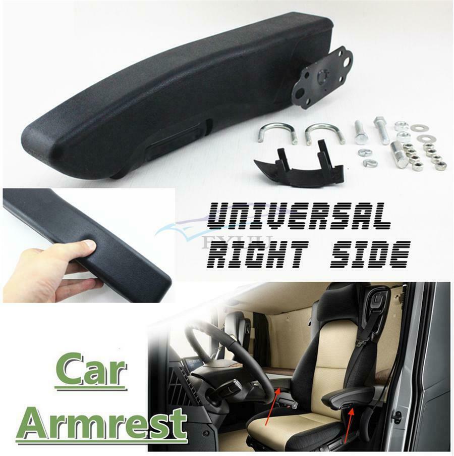 38×7.5×9.5cm Universal Car Seat Shockproof Black Right Side Adjustable Armrests