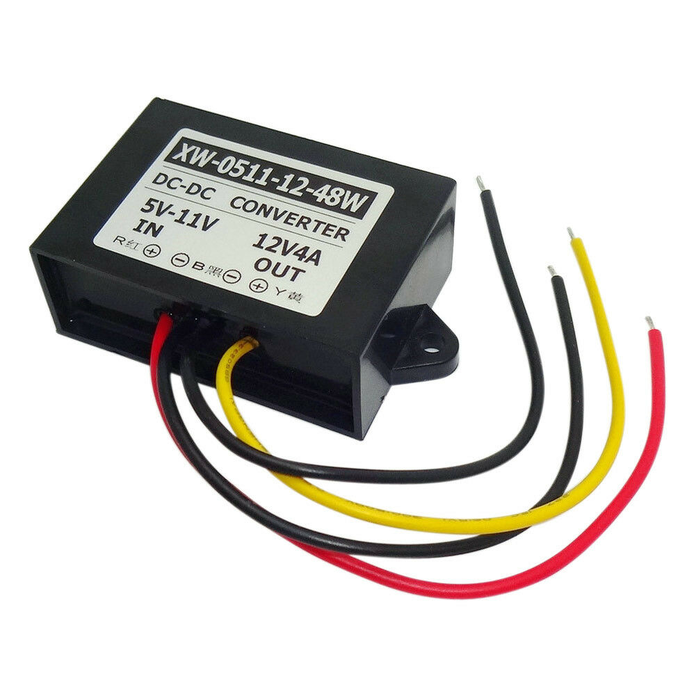 Power Supply Converter DC 5V/11V To 12V4A 48W Step Up Regulator Module Booster