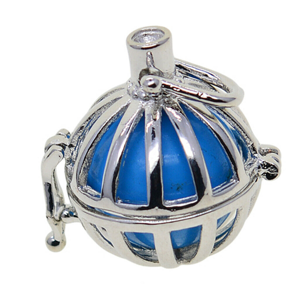Birds Cage Locket Beads Pendant Charm for DIY Necklace Dangle Pendant