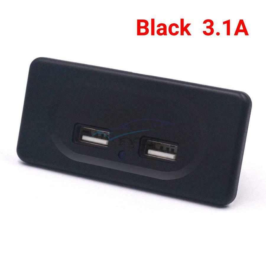 3.1A Fast Charging Antifall Dual USB Charging Ports Socket For Car Boat RV Truck