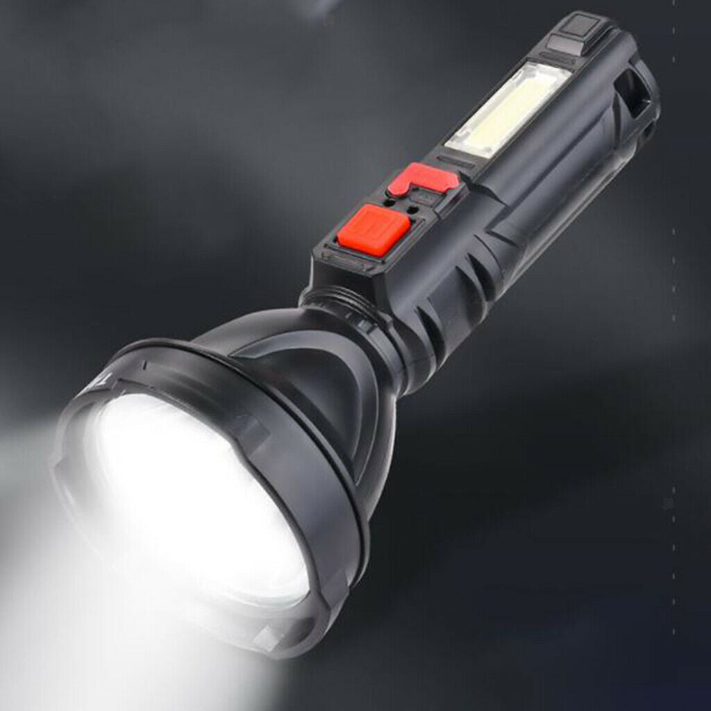 Super Bright Torch LED Flashlight USB Rechargeable Light for Camping Outdoor