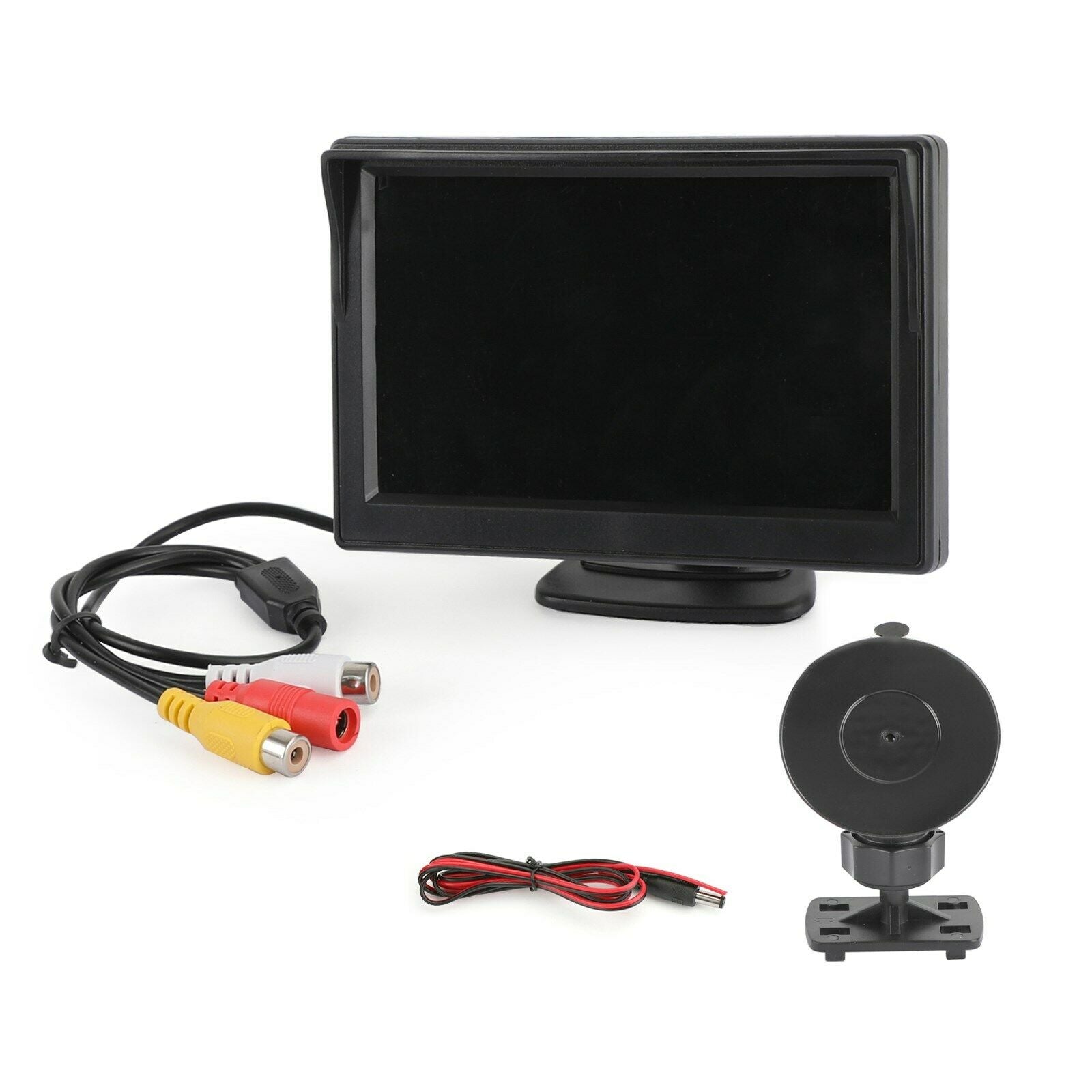 5 inches TFT LCD Car Screen Monitor + Universal 4LED Car Rear View Camera Kit CA