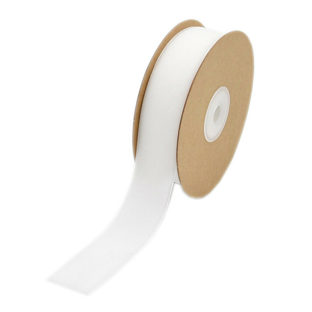 5 Yards 1 "Wide Velvet Ribbon Roll for Crafting DIY Hair Bow Clips White