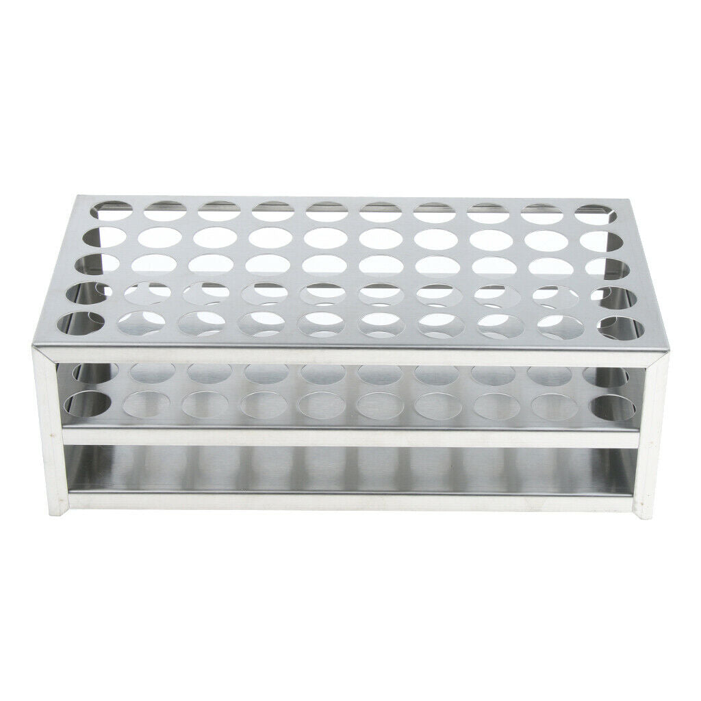 Detachable Centrifuge Tube Rack Stainless Steel 50Holes 21mm dia
