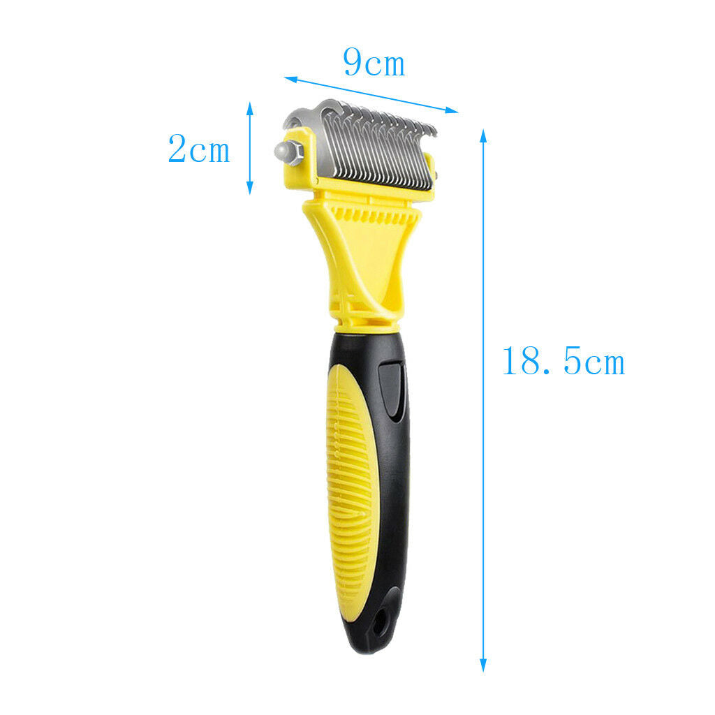Pet Dog Cat Long Short Thick Hair Fur Rake Deshedding Comb Brush Tools