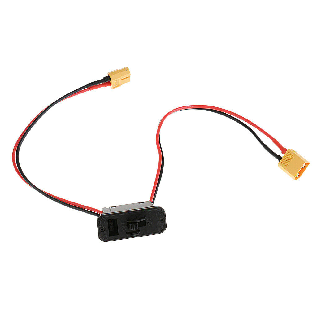 Durable Charger Battery ON OFF Switch With Cable Wire 50 X 20 X 20mm