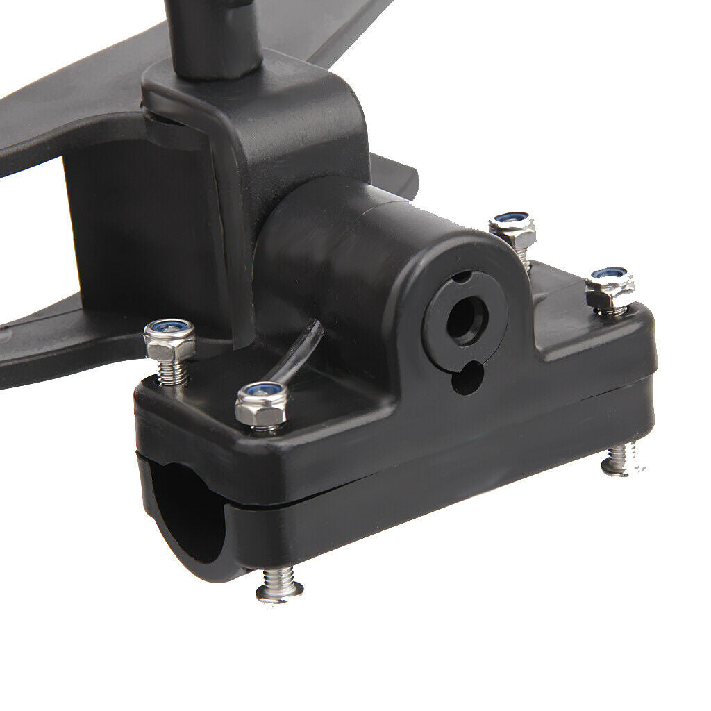 360 Degrees Free Boat Kayak Yacht Fishing Cast Rod Holder Clamp On Set