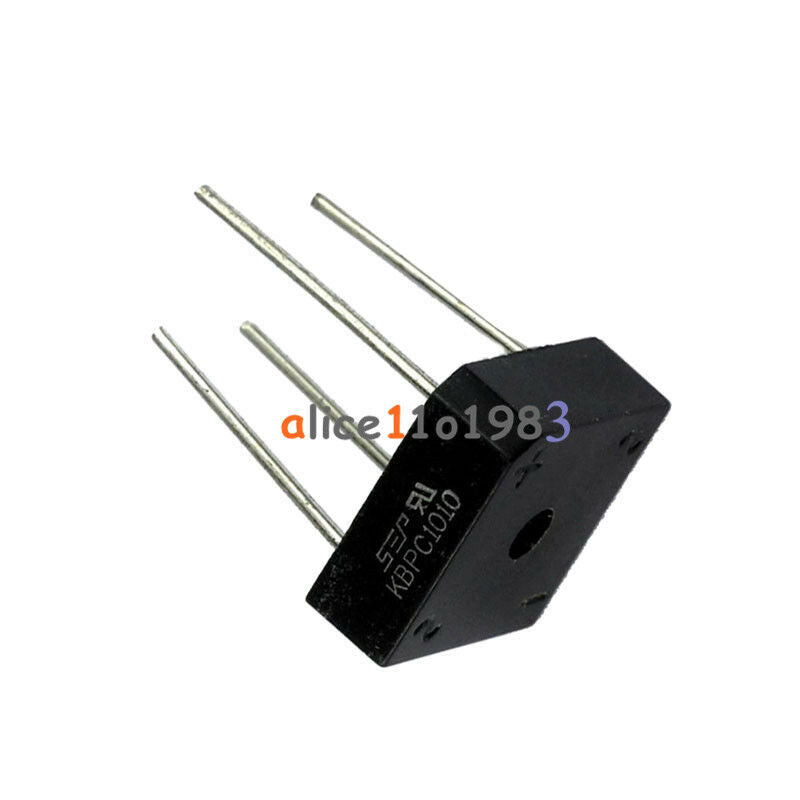 5PCS Bridge Rectifier KBPC1010 KBPC-1010 10A 1000V NEW