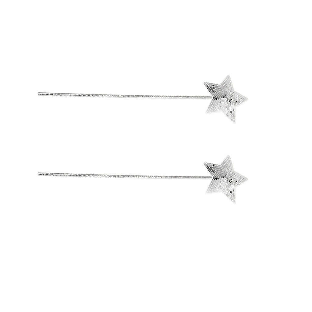 Plastic Sequin Star Shape Fairy Wand Princess Magic Stick Girls Party Prop