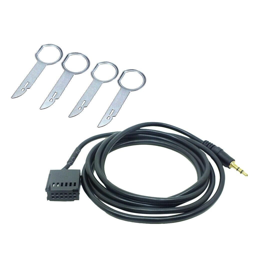 3.5mm Male Aux Audio Input Connector Cable Adapter for Ford Focus