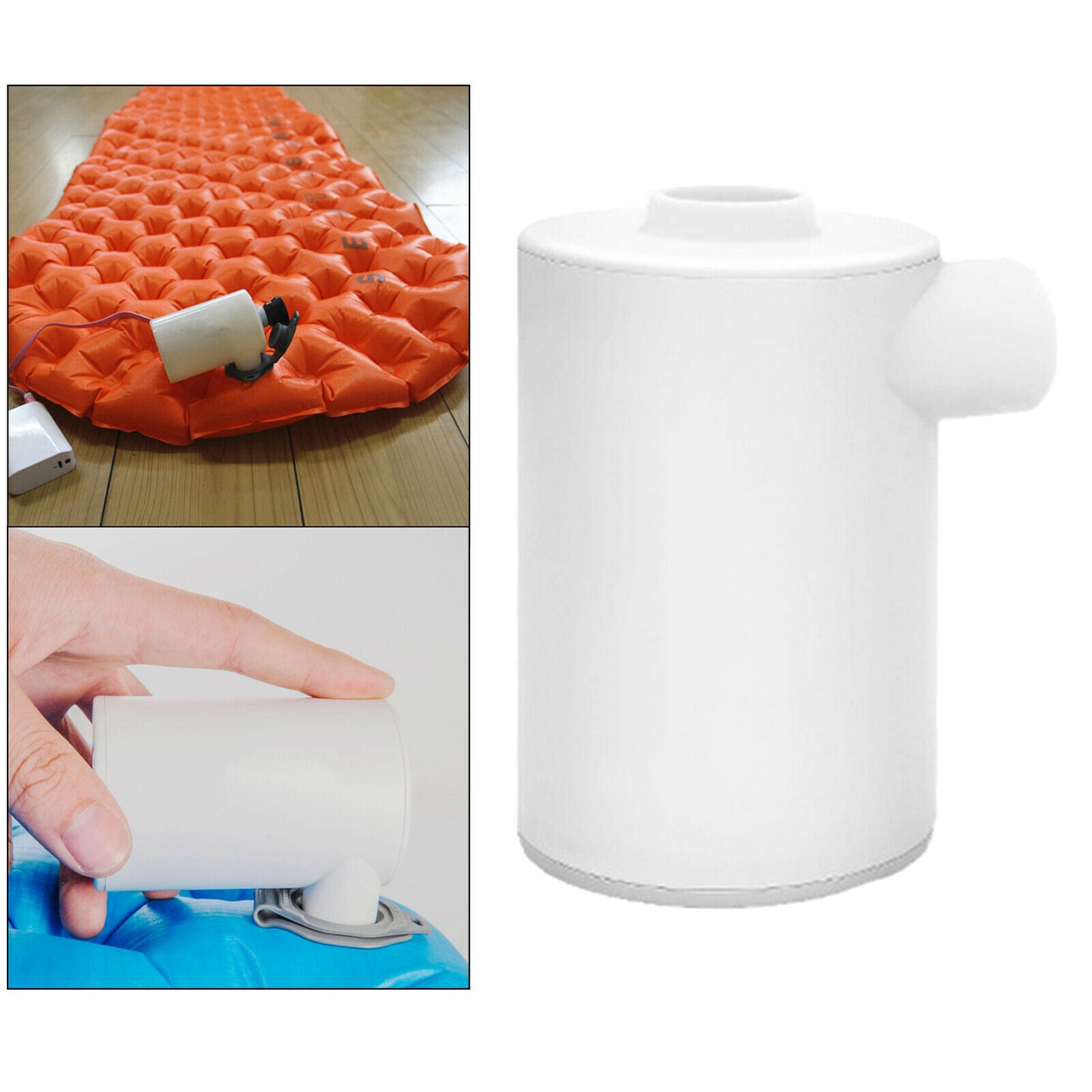 Air Pump Quick Inflate Deflate Air Mattress Swimming Ring Pump Camping Tools