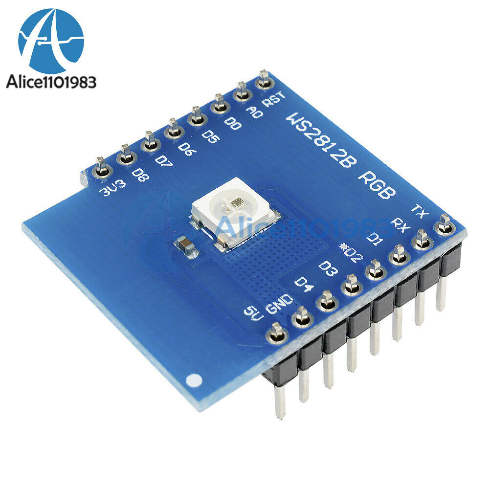 WS2812B RGB Shield for WeMos D1 Mini ESP8266 Shield Module Board