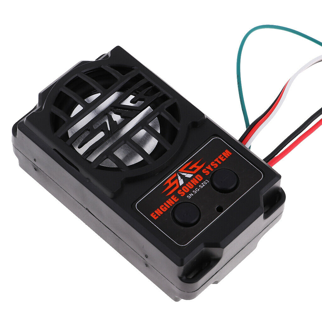 Real Engine Sound Simulator with Speaker for 1:10 RC Car Truck Replacement
