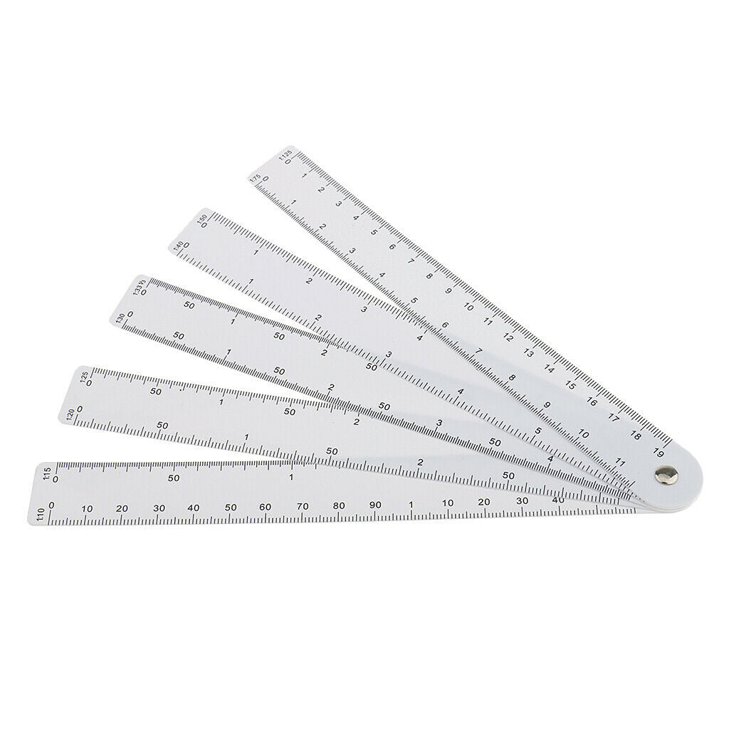 Architect Engineering Scale Ruler 10 Scales Foldable Multi Ratio Rulers